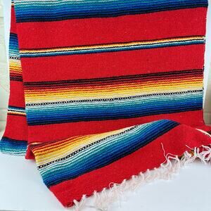 Elpaso Saddle Blanket Co Woven Mexican Falsa Southwestern Throw